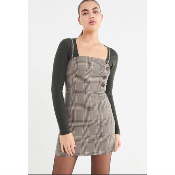 Urban Outfitters Danielle Plaid Mini Dress - Picture 2 of 11